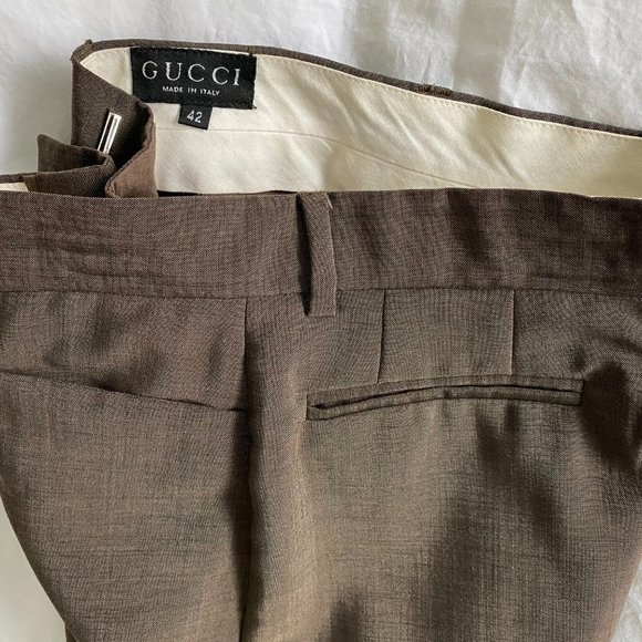 GUCCI Tom Ford wool pantsuit size 40,42 (size 4-6) - Picture 9 of 10